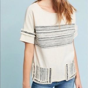 Eva Franco Anthropologie Nantucket Stripe Top